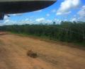 digger on the runway!