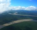 snaking river