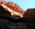 the small waterfall