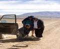...with a tyre change