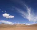 wispy skies