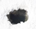hole in the salt
