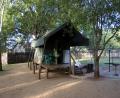 Crocodile Bridge camp