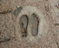concrete-footprints