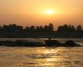 sunset over the Ganges